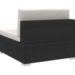 vidaXL - Bankset - Zwart - Poly rattan Sale