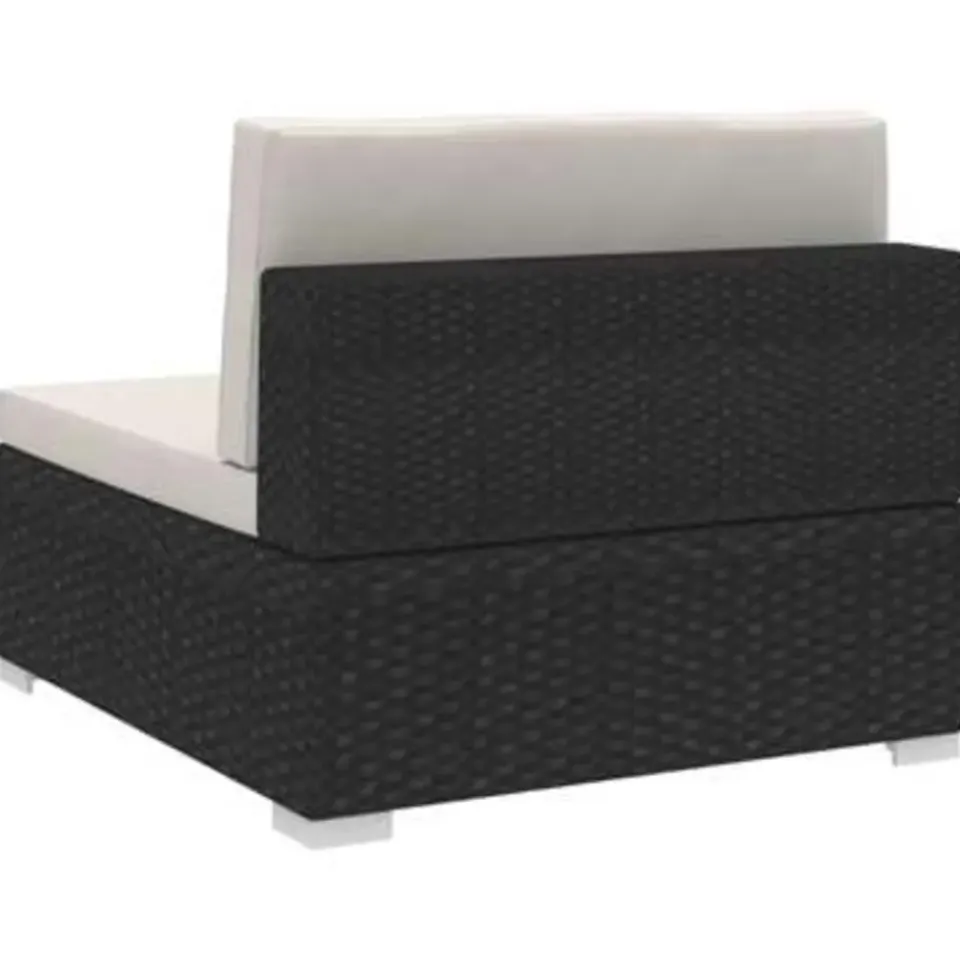 vidaXL - Bankset - Zwart - Poly rattan Sale