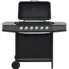 vidaXL - Barbecue - Zwart - Staal Online