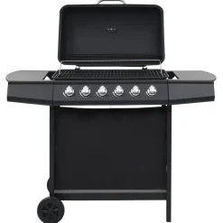 vidaXL - Barbecue - Zwart - Staal Online