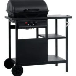 vidaXL - Barbecue - Zwart - Staal Outlet