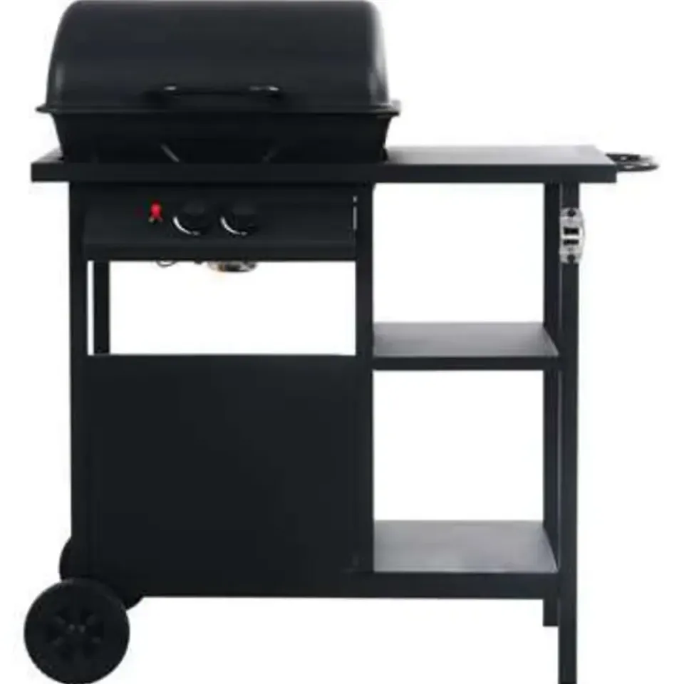 vidaXL - Barbecue - Zwart - Staal Outlet