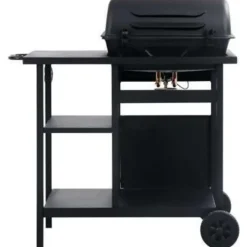 vidaXL - Barbecue - Zwart - Staal Outlet