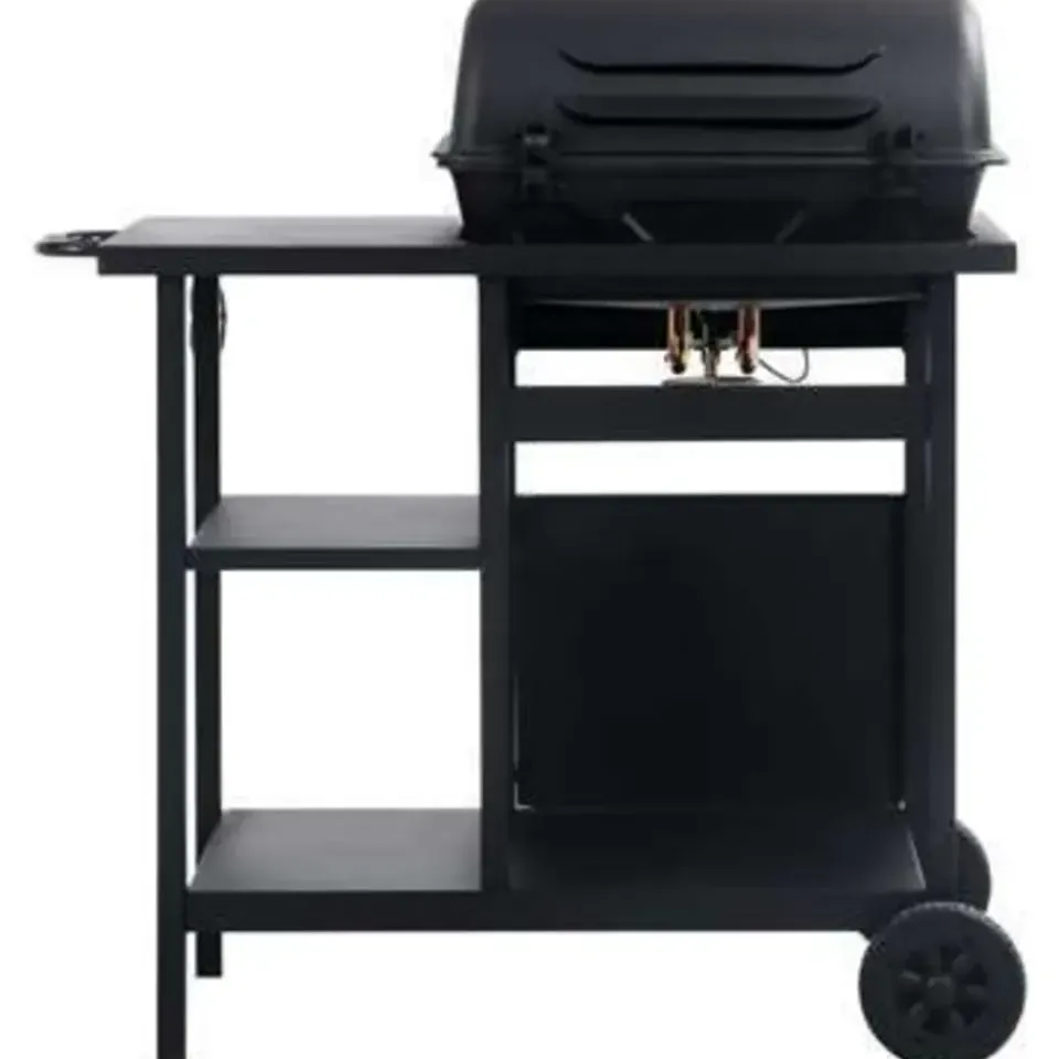vidaXL - Barbecue - Zwart - Staal Outlet