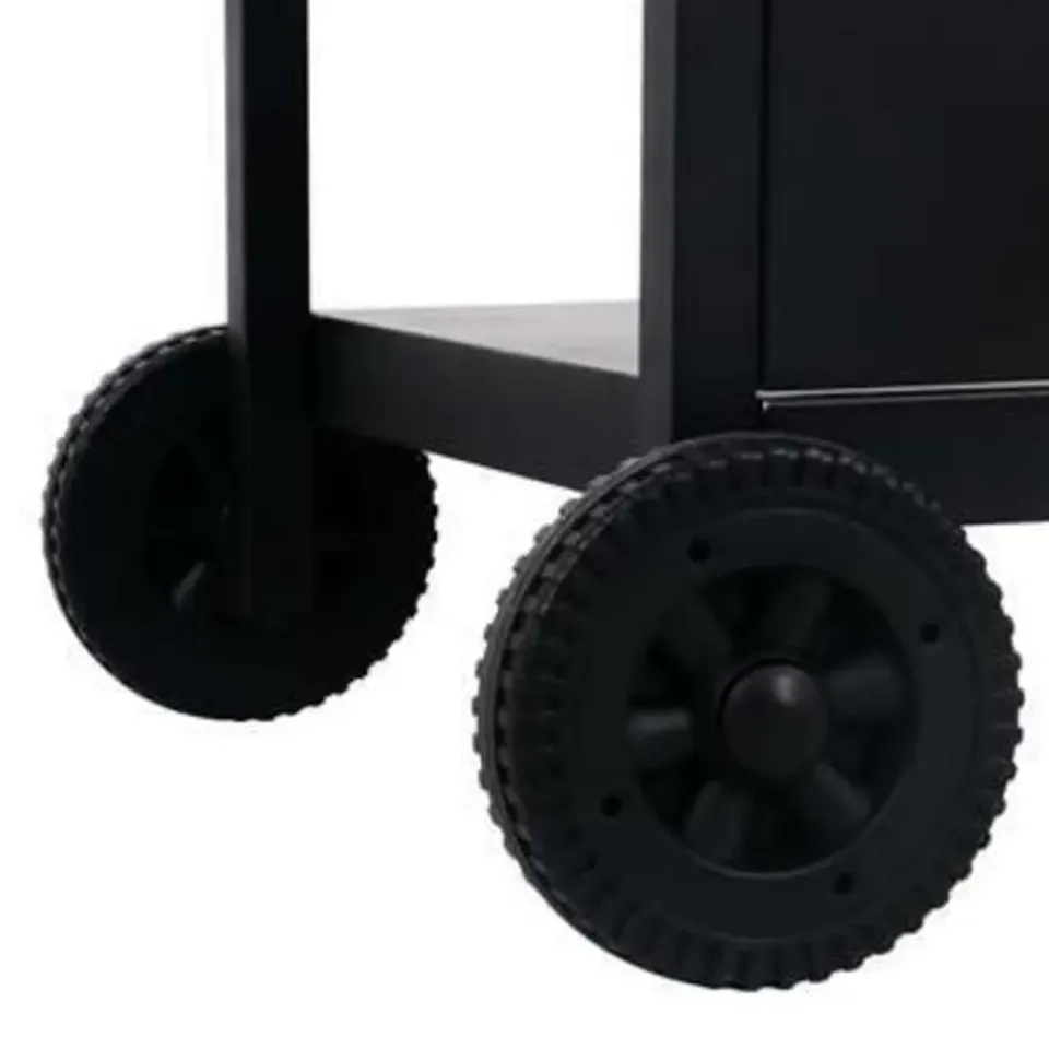 vidaXL - Barbecue - Zwart - Staal Outlet