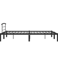 vidaXL - Bed frame met arc hoofdeinde - Zwart - Metaal - 160x200 cm Best