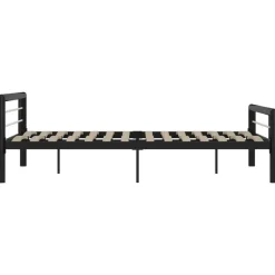 vidaXL - Bed frame met hoofdeinde - Wit - Massief grenenhout - 140x190 cm