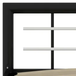 vidaXL - Bed frame met hoofdeinde - Wit - Massief grenenhout - 140x190 cm