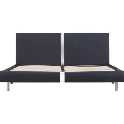 vidaXL - Bed frame met hoofdbord - Zwart - Kunstleer - 120x200 cm Best