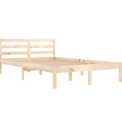 vidaXL - Bed frame met hoofdbord - Massief grenenhout - 120x200 cm Discount