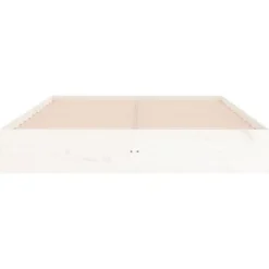 vidaXL - Bed frame pallet - Wit - Massief hout - 120x200 cm Sale