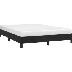vidaXL - Bed frame zonder matras - Zwart - Fluweel - 140x200 cm Outlet