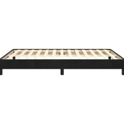 vidaXL - Bed frame zonder matras - Zwart - Fluweel - 140x200 cm Outlet