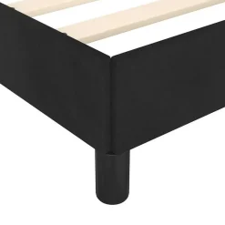 vidaXL - Bed frame zonder matras - Zwart - Fluweel - 140x200 cm New