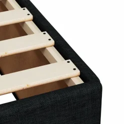 vidaXL - Bed frame zonder matras - Zwart - Stof - 140x200 cm Best