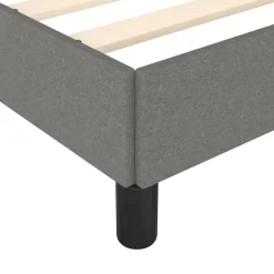 vidaXL - Bed frame zonder matras - Donkergrijs - Stof - 160x200 cm Sale