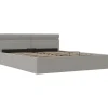vidaXL - Bed met opbergruimte incl. LED - Lichtgrijs - stof - 180x200 cm Sale