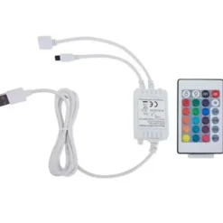 vidaXL - Bed met opbergruimte en LED - Hydraulische - Taupe - Stof - 120x200 cm Best