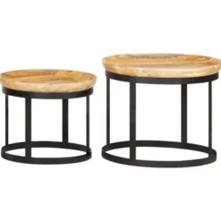 vidaXL - Bijzettafel - Bruin - Hout Sale