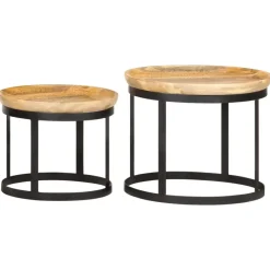 vidaXL - Bijzettafel - Bruin - Hout Sale