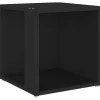 vidaXL - Bijzettafel - Zwart - Bewerkt hout - 33 x 33 x 34.5 cm Sale