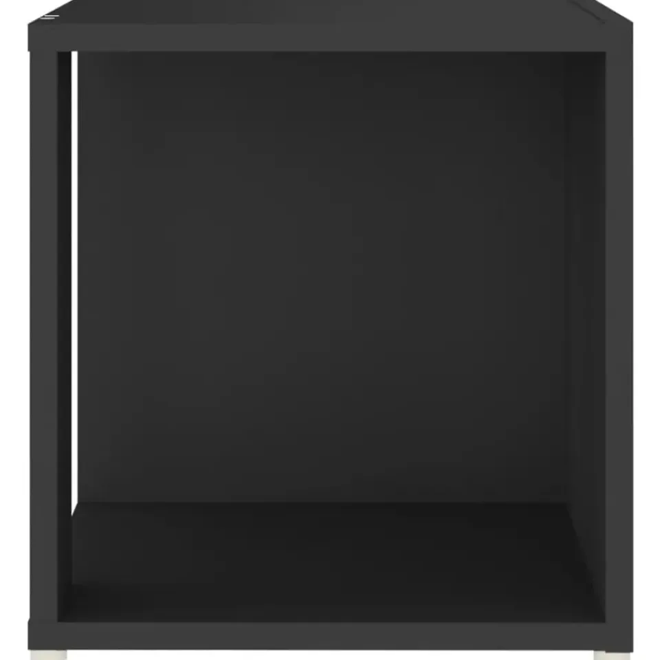 vidaXL - Bijzettafel - Zwart - Bewerkt hout - 33 x 33 x 34.5 cm Sale