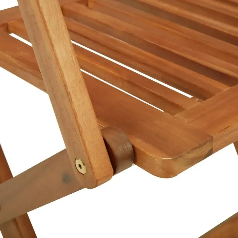 vidaXL - Bistroset - Bruin - Acaciahout - 3 stuks Clearance