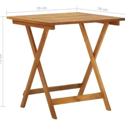 vidaXL - Bistroset - Bruin - Acaciahout - 3 stuks Clearance