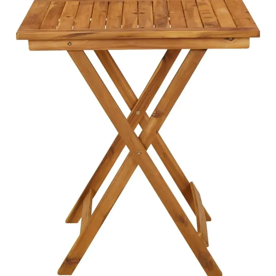 vidaXL - Bistroset - Bruin - Acaciahout - 3 stuks Clearance