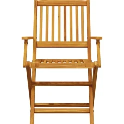 vidaXL - Bistroset - Bruin - Acaciahout - 60 cm - 3 stuks New