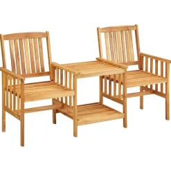 vidaXL - Bistroset - Bruin - Hout Discount