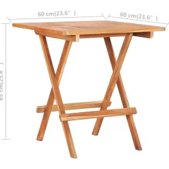 vidaXL - Bistroset - Bruin - Hout Sale