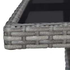 vidaXL - Bistroset - Grijs - Poly rattan Sale