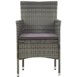 vidaXL - Bistroset - Grijs - Poly rattan Sale