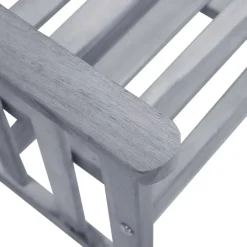 vidaXL - Bistroset - Grijs - Hout - 159x61x92 cm Hot