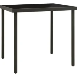 vidaXL - Bistroset - Zwart - Staal Outlet