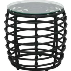 vidaXL - Bistroset - Zwart - Poly rattan Sale