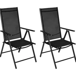 vidaXL - Bistroset - Zwart - Aluminium Discount