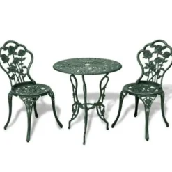 vidaXL - Bistroset Bistrosets - Groen - Aluminium Online