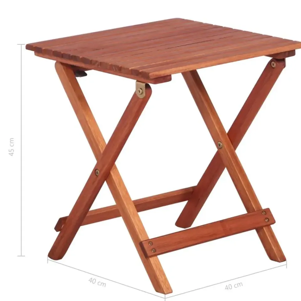 vidaXL - Bistroset voor kinderen - Bruin - Hout - 3 stuks Discount