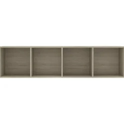 vidaXL - Boekenkast - Bruin - Bewerkt hout Online