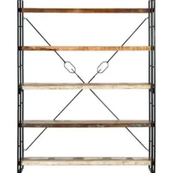 vidaXL - Boekenkast - Bruin - Gerecycled hout Clearance