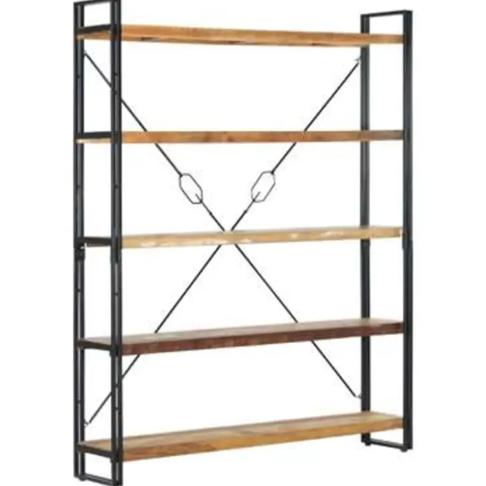 vidaXL - Boekenkast - Bruin - Gerecycled hout Clearance