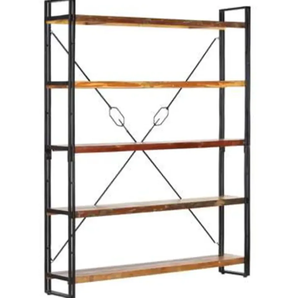 vidaXL - Boekenkast - Bruin - Gerecycled hout Clearance