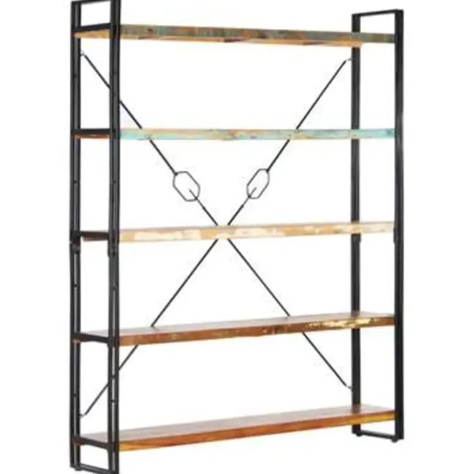 vidaXL - Boekenkast - Bruin - Gerecycled hout Clearance