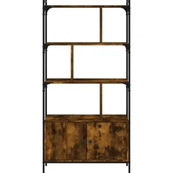 vidaXL - Boekenkast - Bruin - Bewerkt hout Best