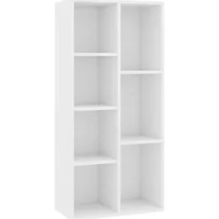 vidaXL - Boekenkast - Wit - Bewerkt hout Outlet