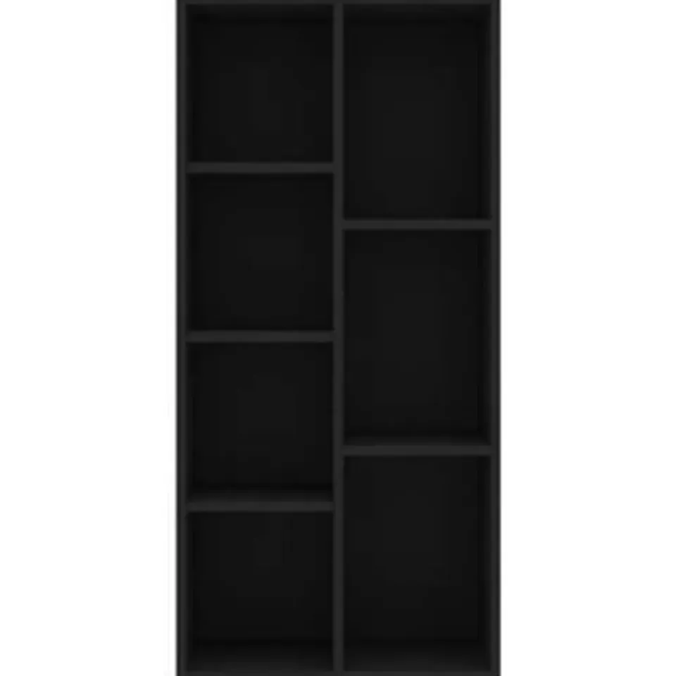 vidaXL - Boekenkast - Zwart - Bewerkt hout Discount