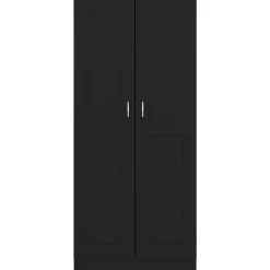 vidaXL - Boekenkast - Zwart - Bewerkt hout Outlet