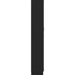 vidaXL - Boekenkast - Zwart - Bewerkt hout Outlet